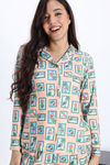 Zivame Buttersoft Knit Poly Pyjama Set - Moonlight Jade — thumbnail 5